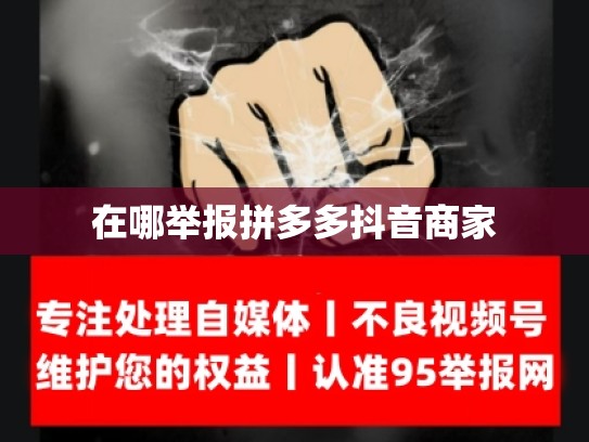 在哪举报拼多多抖音商家