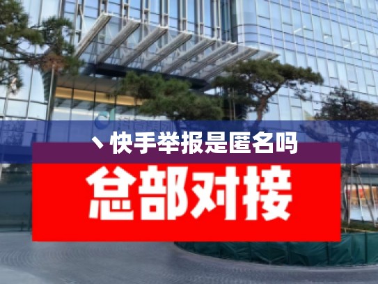丶快手举报是匿名吗