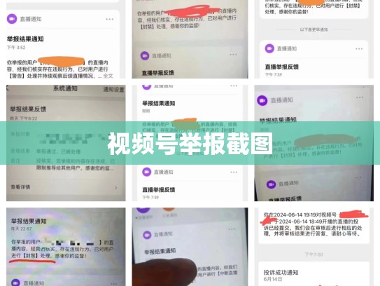 视频号举报截图