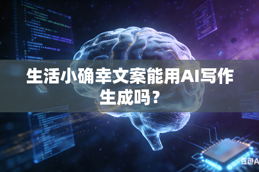 生活小确幸文案能用AI写作生成吗?-第1张图片-AI优尚网 生活小确幸文案能用AI写作生成吗?-第1张图片-AI优尚网