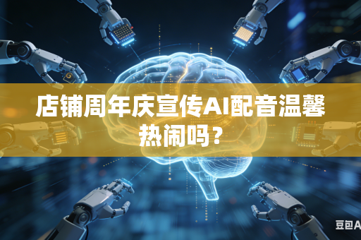 店铺周年庆宣传AI配音温馨热闹吗？