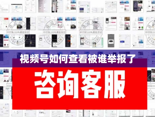 视频号如何查看被谁举报了