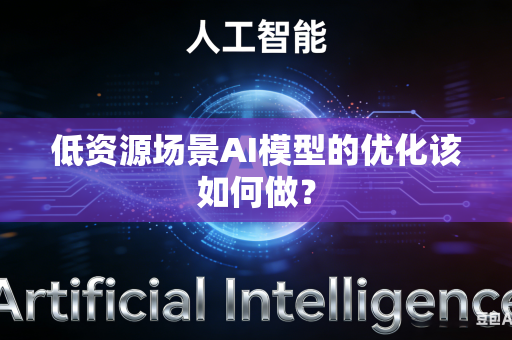 低资源场景AI模型的优化该如何做？