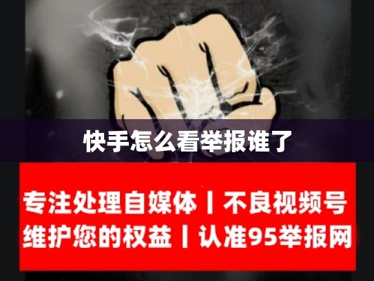 快手怎么看举报谁了