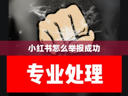 小红书怎么举报成功