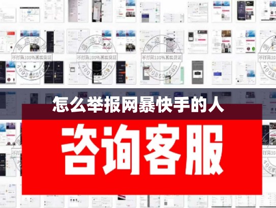 怎么举报网暴快手的人