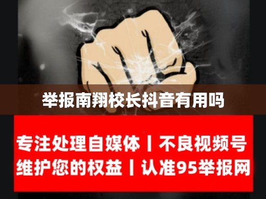 举报南翔校长抖音有用吗