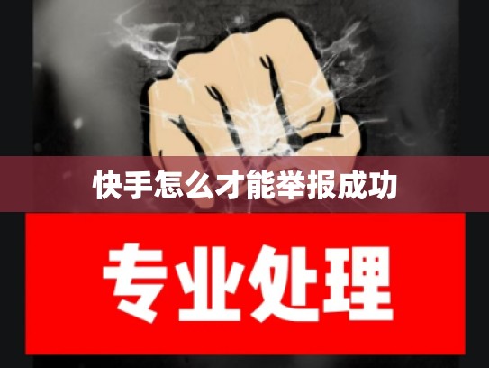 快手怎么才能举报成功