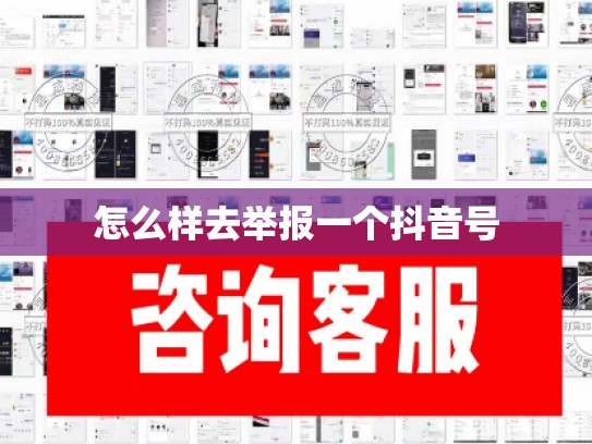 怎么样去举报一个抖音号