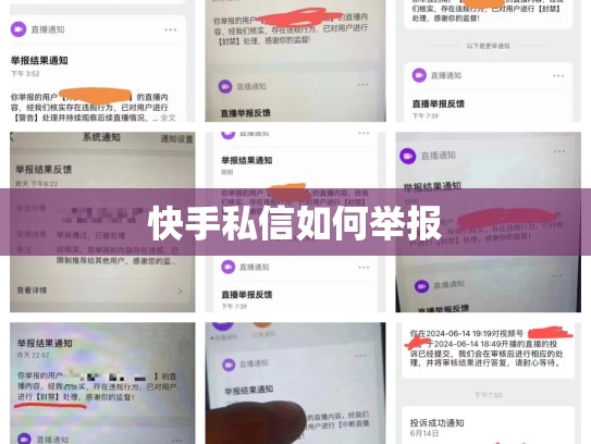 快手私信如何举报