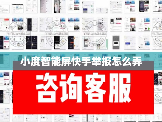 小度智能屏快手举报怎么弄