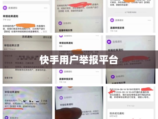 快手用户举报平台