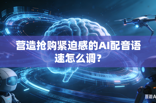 营造抢购紧迫感的AI配音语速怎么调?-第1张图片-AI优尚网 营造抢购紧迫感的AI配音语速怎么调?-第1张图片-AI优尚网
