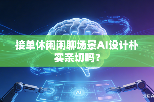 接单休闲闲聊场景AI设计朴实亲切吗？-第1张图片-AI优尚网
