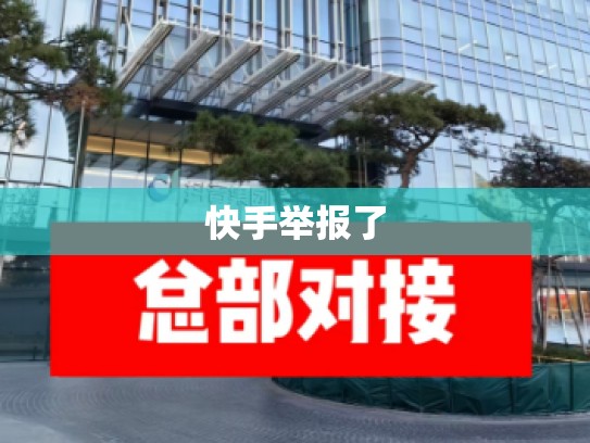 快手举报了