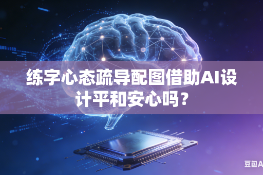 练字心态疏导配图借助AI设计平和安心吗？-第1张图片-AI优尚网