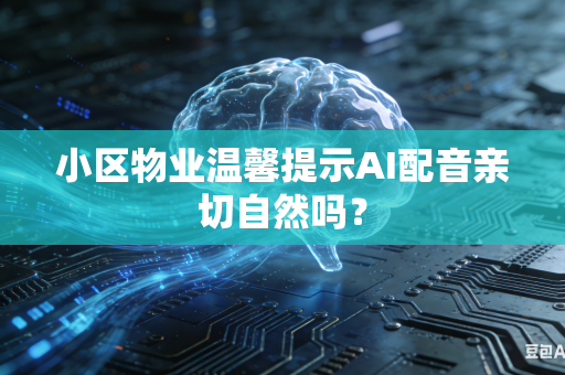 小区物业温馨提示AI配音亲切自然吗？