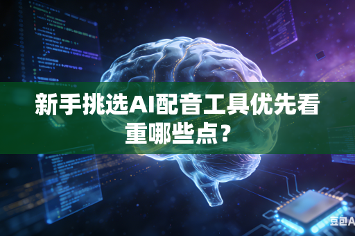 新手挑选AI配音工具优先看重哪些点?-第1张图片-AI优尚网 新手挑选AI配音工具优先看重哪些点?-第1张图片-AI优尚网