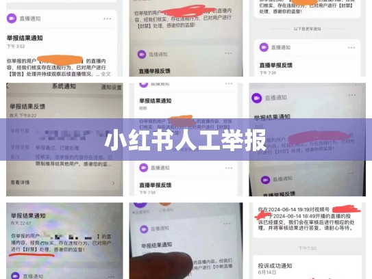 小红书人工举报