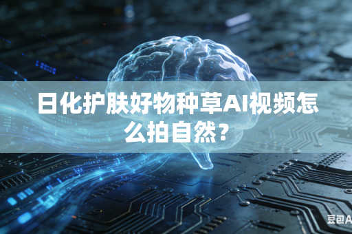 日化护肤好物种草AI视频怎么拍自然？