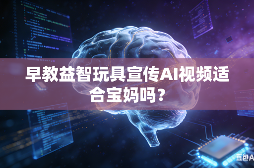 早教益智玩具宣传AI视频适合宝妈吗？