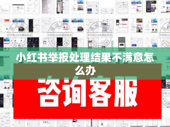小红书举报处理结果不满意怎么办