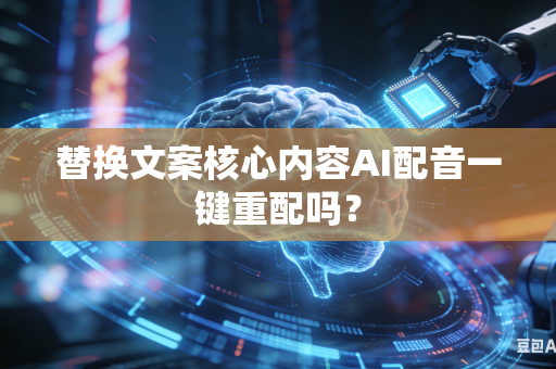 替换文案核心内容AI配音一键重配吗？-第1张图片-AI优尚网