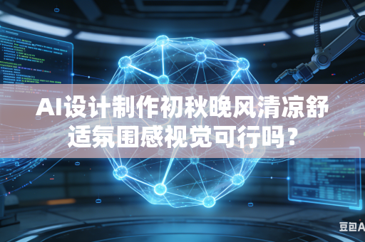 AI设计制作初秋晚风清凉舒适氛围感视觉可行吗？