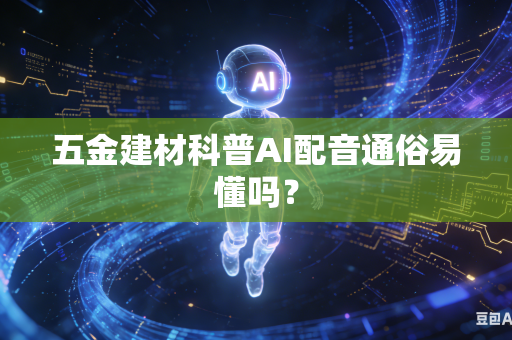 五金建材科普AI配音通俗易懂吗？