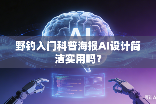 野钓入门科普海报AI设计简洁实用吗？-第1张图片-AI优尚网