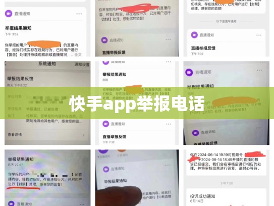 快手app举报电话
