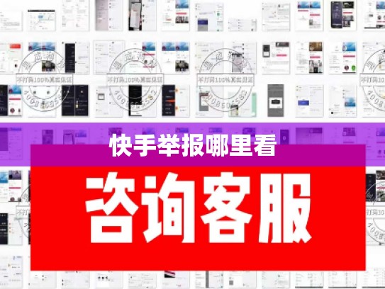 快手举报哪里看