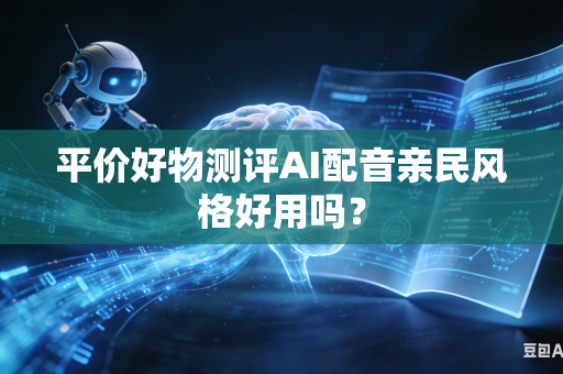 平价好物测评AI配音亲民风格好用吗？