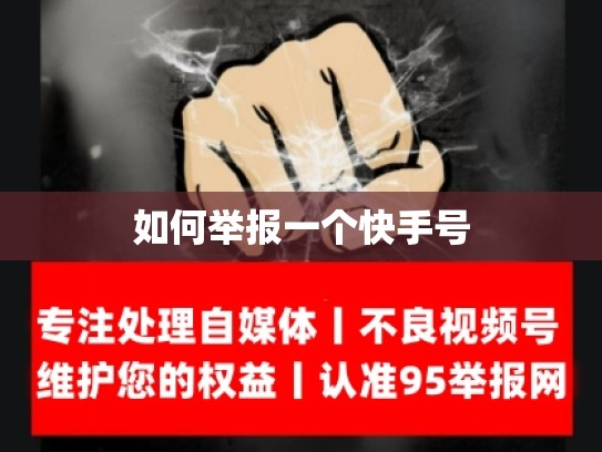 如何举报一个快手号