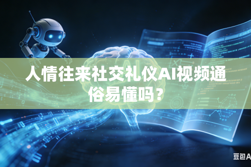 人情往来社交礼仪AI视频通俗易懂吗？-第1张图片-AI优尚网