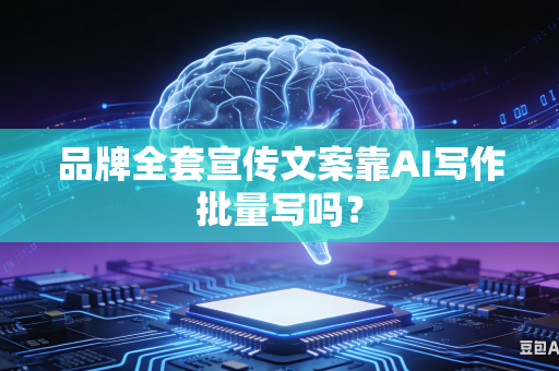 品牌全套宣传文案靠AI写作批量写吗？