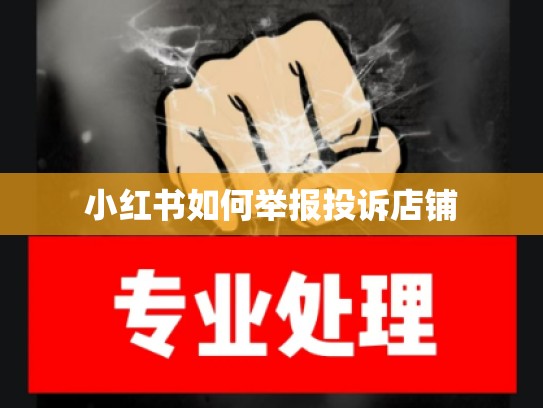 小红书如何举报投诉店铺
