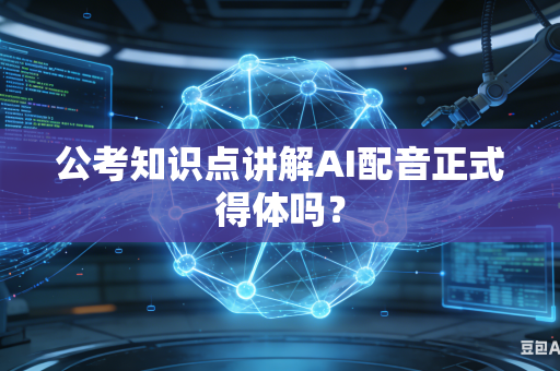 公考知识点讲解AI配音正式得体吗？-第1张图片-AI优尚网