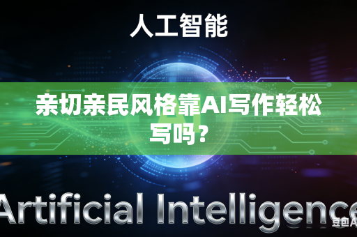 亲切亲民风格靠AI写作轻松写吗？-第1张图片-AI优尚网