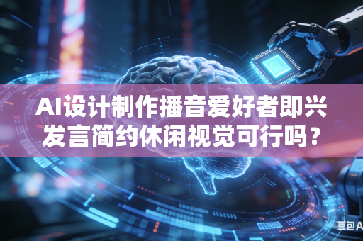 AI设计制作播音爱好者即兴发言简约休闲视觉可行吗？-第1张图片-AI优尚网