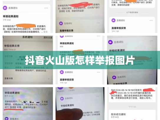 抖音火山版怎样举报图片