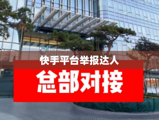 快手平台举报达人