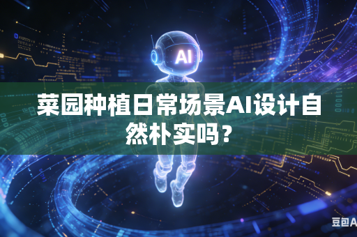 菜园种植日常场景AI设计自然朴实吗？-第1张图片-AI优尚网