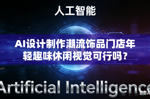 AI设计制作潮流饰品门店年轻趣味休闲视觉可行吗？-第1张图片-AI优尚网