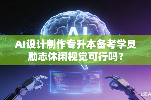 AI设计制作专升本备考学员励志休闲视觉可行吗？-第1张图片-AI优尚网