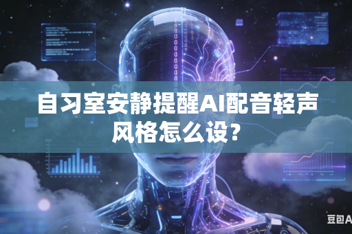 自习室安静提醒AI配音轻声风格怎么设？