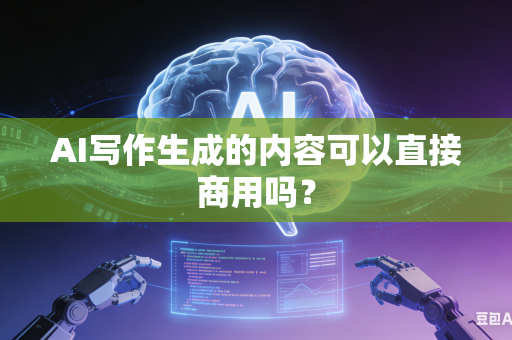 AI写作生成的内容可以直接商用吗?-第1张图片-AI优尚网 AI写作生成的内容可以直接商用吗?-第1张图片-AI优尚网