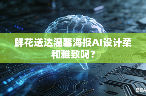 鲜花送达温馨海报AI设计柔和雅致吗？-第1张图片-AI优尚网