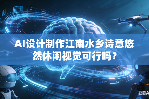 AI设计制作江南水乡诗意悠然休闲视觉可行吗？-第1张图片-AI优尚网