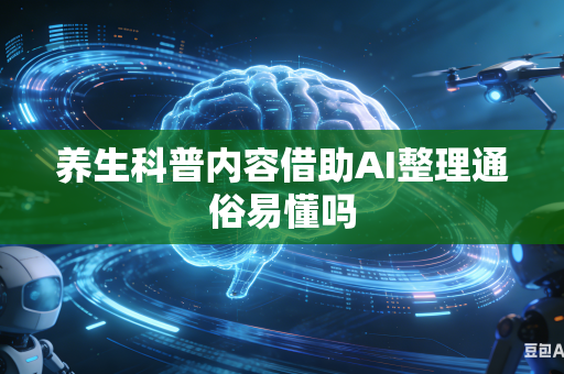养生科普内容借助AI整理通俗易懂吗